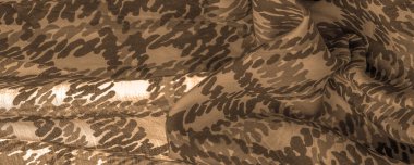 Arkaplan tasarımı dokusu, kumlu sepia sarı ipek kumaş, soyutlama, telif izi, askeri kamuflaj kumaşı, tasarımlarınız askeri bir kumaş olmanızı sağlayacak.,