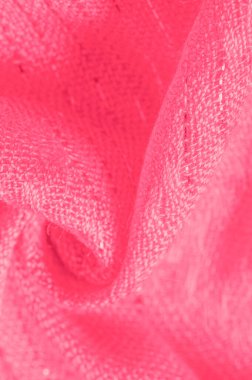 Doku, arkaplan, desen, kumaş kırmızı ahududu, beyaz çizgili şerit, tasarımcı kumaşı