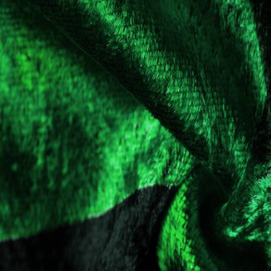 Doku, arkaplan, desen, tasarım, yeşil kadife kumaş, yoğun ipek kumaş, pamuk veya naylon..