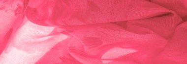 Arka plan dokusu, kırmızı ipek kumaş boyalı çayır çiçekleri, kumaş, tipik dokuma ya da örgü iplikleriyle üretilen kumaş.