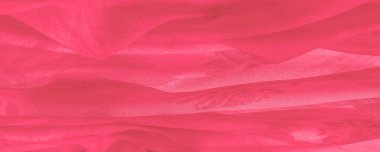 Arka plan dokusu, kırmızı ipek kumaş boyalı çayır çiçekleri, kumaş, tipik dokuma ya da örgü iplikleriyle üretilen kumaş.