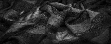 Doku, arkaplan, tasarım, açık şeffaf ipek kumaş siyah ve beyaz, yumuşak dokunmatik malzeme bir renk gökkuşağı içinde mevcut projelerinizin son gelişmeleri ile harmanlamak için