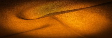 Arka plan dokusu koyu sepia kahverengi şifon ipeği yumuşak şeffaf bir kumaştır ve pürüzlüdür (matte, creped) çünkü bükülmüş iplik kullanımı.