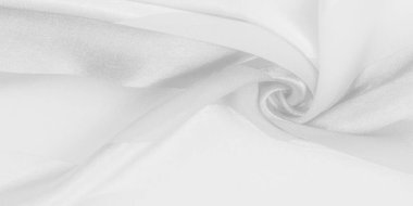 Doku, arkaplan, metalik parıltılı beyaz ipek çizgili kumaş. Eğer kötü bir ruh halin varsa, bu kumaş onu eşi görülmemiş yüksekliklere taşıyacaktır. Projeniz başarılı olacak..