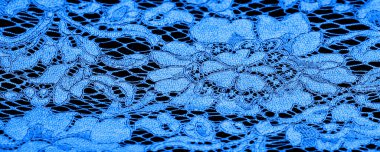 Doku, arkaplan, desen, mavi dantel kumaş, kabartmalı dantel kumaş, her iki tarafında da istiridye var. Projeleriniz için uygun, tasarım, vs..