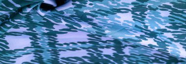 Arkaplan tasarımı dokusu, mavi ipek kumaş, soyutlama, telif hakkı baskısı, askeri kamuflaj yün kumaşı, tasarımların askeri bir kumaş olmanı sağlayacak.,