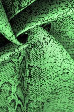 Doku, arka plan, desen, yeşil yılan derisi desenli kumaş, Afrika kumaşı, özel tasarım fotoğraf - Afrika ülkesinde safari