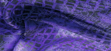 Doku, arka plan, desen. Safir mavi dantel kumaş, mavi ve siyah kumaşın karışımı. Lacivert, safir, gök mavisi, homo.