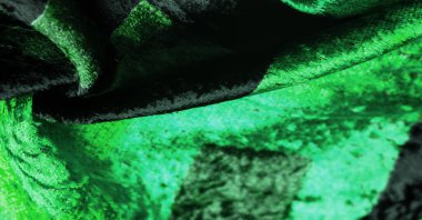 Doku, arkaplan, desen, tasarım, yeşil kadife kumaş, yoğun ipek kumaş, pamuk veya naylon..