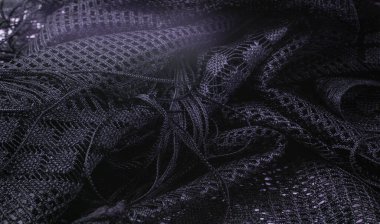 Doku, arkaplan, tasarım, mavi kadın dantelinden şal, siyah dantelden örgü, püskül, el örgüsü çiçek festivali hediyesi tasarımınız, düğün üçgeni, gelin için tebrik kartı