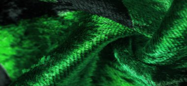 Doku, arkaplan, desen, tasarım, yeşil kadife kumaş, yoğun ipek kumaş, pamuk veya naylon..