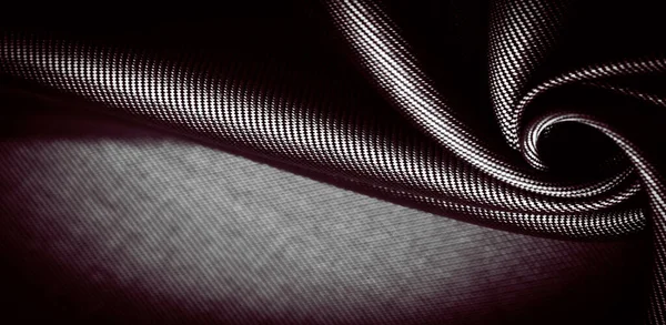 Textur Hintergrund Muster Muster Schokolade Seidenstoff Enges Weben Fotostudio Schwarz — Stockfoto