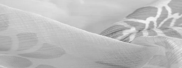 Текстура Фон Рисунок Ощущения Белый Цветок Фолард Легкая Ткань Тканная — стоковое фото