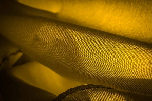 Texture Fond Motif Satin Jaune Sépia Est Une Armure Qui — Photo