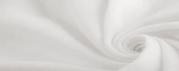 White Cloth Abstract Background Luxury Fabric Liquid Silk Texture Waves — Stock Photo, Image