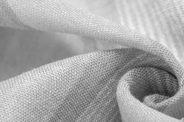 Texture Fond Motif Design Tissu Gris Blanc Rayures Blanches Est — Photo