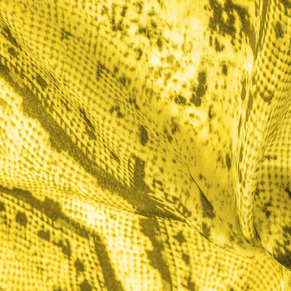 Fond Texture Motif Tissu Jaune Avec Motif Carrés Jaunes Lignes — Photo