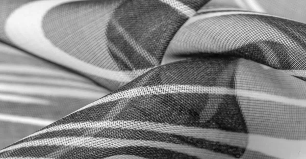 Achtergrond Textuur Weefsel Textiel Doek Stof Web Zwart Wit Weefsel — Stockfoto