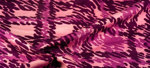 Pozadí Design Textury Červené Hedvábí Tkaniny Abstrakce Copyright Tisk Vojenské — Stock fotografie