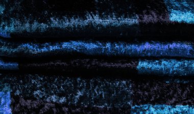 Doku, arkaplan, desen, tasarım, mavi kadife kumaş, yoğun ipek kumaş, pamuk veya naylon..