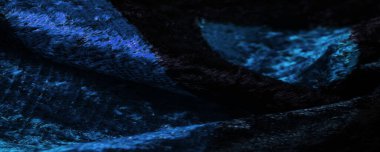 Doku, arkaplan, desen, tasarım, mavi kadife kumaş, yoğun ipek kumaş, pamuk veya naylon..