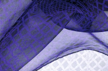 Doku, arka plan, desen. Safir mavi dantel kumaş, mavi ve siyah kumaşın karışımı. Lacivert, safir, gök mavisi, homo.