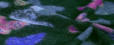 Doku, arkaplan, dekor, modern, tekstil, sanat, tasarım, renkli kelebek desenli siyah yün kumaş