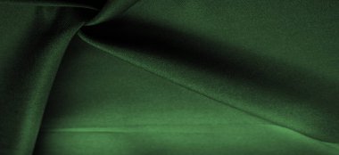 Doku, arkaplan, desen, zümrüt ipek kumaş, bu ipek saten dokuma. Yoğunluğu, pürüzsüzlüğü ve parlaklığı farklı, yumuşaklığı iyi örtülmüş. Tasarım kullan, projeler
