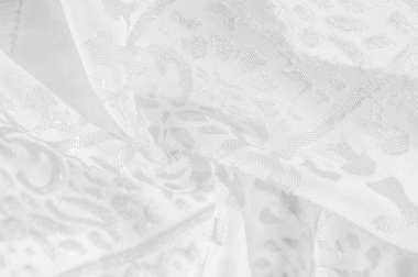 Resmin dokusu, koleksiyon, ipek kumaş, kadın eşarbı, beyaz arka planda lavanta beyazı pastel.,