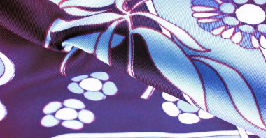 Doku, arkaplan, desen, kahverengi mavi, beyaz çiçek deseni, geometrik çizgiler. Yeni, modern renk paletini tanıtır, herhangi bir tasarıma karmaşıklık eklemeyi ideal kılar.