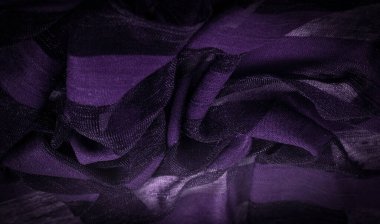 Doku, arkaplan, tasarım, açık şeffaf mor renkli ipek kumaş, yumuşak dokunmatik malzeme projelerinizin son gelişmeleri ile birleştirilmek üzere gökkuşağı renklerinde mevcuttur
