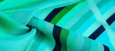 Doku, desen, arkaplan, koleksiyon, ipek kumaş, çizgili kumaş mavi ve gök mavisi beyaz çizgiler, zarif tasarım.