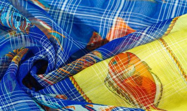 arkaplan dokusu, desen koleksiyonu, lacivert ipek kumaş, mercan resifli balık, çocuk sanatı