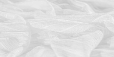 doku, arkaplan, desen, koleksiyon, buruşuk ipek kumaş hayalet beyazı. Üç Boyutlu