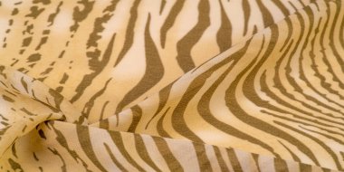 Dokusal arkaplan koleksiyonu, ipek kumaş, Afrika teması, hayvan derisi, kahverengi tonlar.