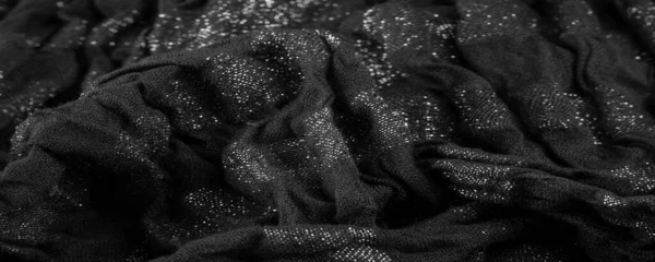 Текстура Тло Тло Чорно Біла Тканина — стокове фото