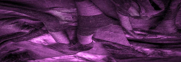 Texture Sfondo Design Luce Colori Magenta Tessuto Seta Trasparente Materiale — Foto Stock