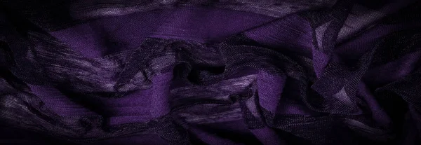 Textur Bakgrund Design Ljus Transparent Silke Tyg Violett Färg Soft — Stockfoto