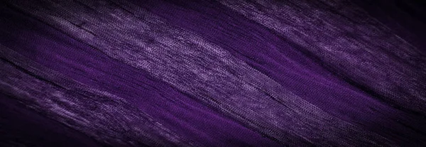 Textura Fundo Design Tecido Seda Transparente Claro Cor Violeta Material — Fotografia de Stock