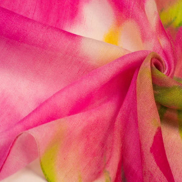 Textura Vzor Kolekce Hedvábná Tkanina Tmavě Růžový Odstín Bílé Abstraktní — Stock fotografie