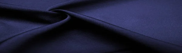 Textura Fundo Padrão Tecido Seda Azul Isto Tecelagem Cetim Seda — Fotografia de Stock