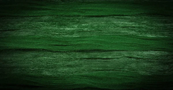 Textura Fondo Diseño Tela Verde Seda Transparente Clara Material Soft —  Fotos de Stock