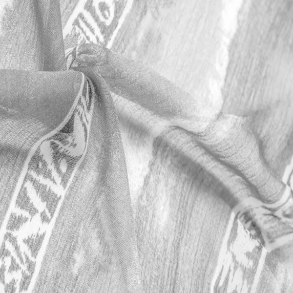 Текстура Фон Дизайн Абстрактный Узор Ткани Большая Плетеная Нить Серые — стоковое фото