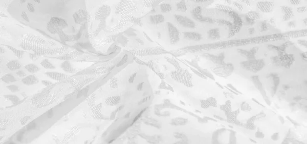 Textura Imagen Colección Tela Seda Bufanda Mujer Pastel Blanco Lavanda — Foto de Stock