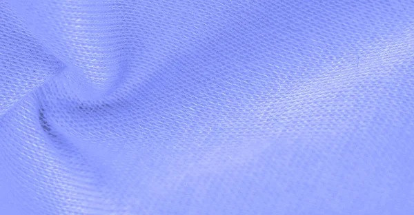 Achtergrond Textuur Patroon Blauwe Wolstof Dun Zacht Krullend Golvend Haar — Stockfoto
