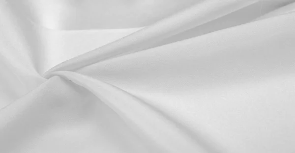Textura Fondo White Silk Dupioni Duppioni Dupion Trata Tejido Seda — Foto de Stock