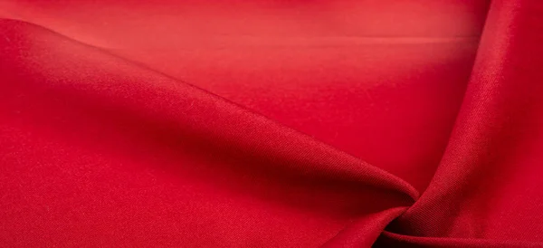 Textura Fundo Padrão Tecido Seda Vermelho Isto Tecelagem Cetim Seda — Fotografia de Stock