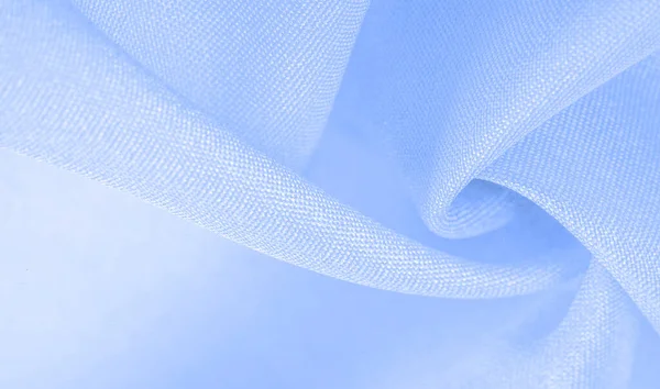 Struttura Sfondo Sky Blue Silk Dupioni Duppioni Dupion Tratta Tessuto — Foto Stock
