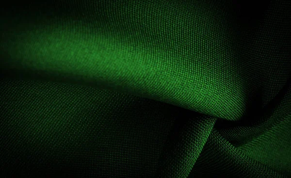 Texture Background Pattern Satin Green Weave Usually Has Glossy Surface — Stock Photo, Image