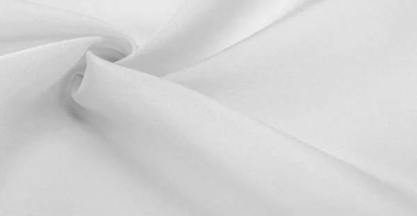 背景の質感 ホワイトシルクDupioni DuppioniまたはDupionこれは フリースの質感と緩やかな滑らかな織りとリバーシブル クリスピー 中密度のシルク生地です — ストック写真
